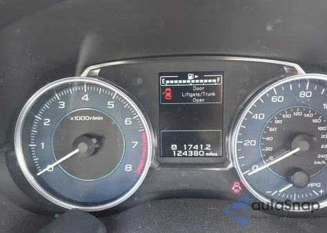 2016 Subaru Crosstrek 2.0I Limited z USA, uszkodzony, nr VIN JF2GPALC5G8244357